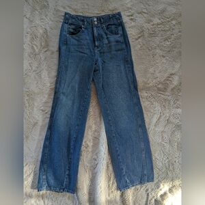 We The Free Dark Blue Straight Leg Jeans